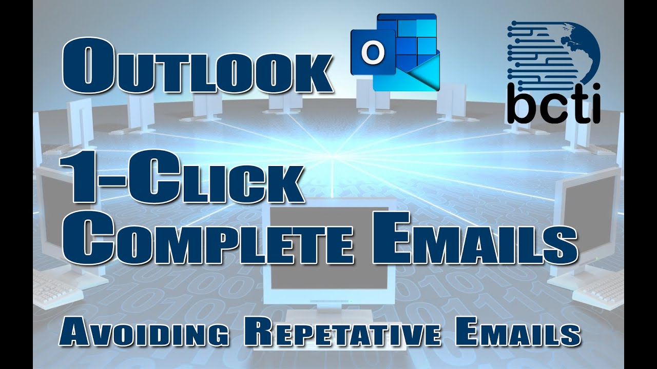 Microsoft Outlook - 1 Click Email Response (Templates)