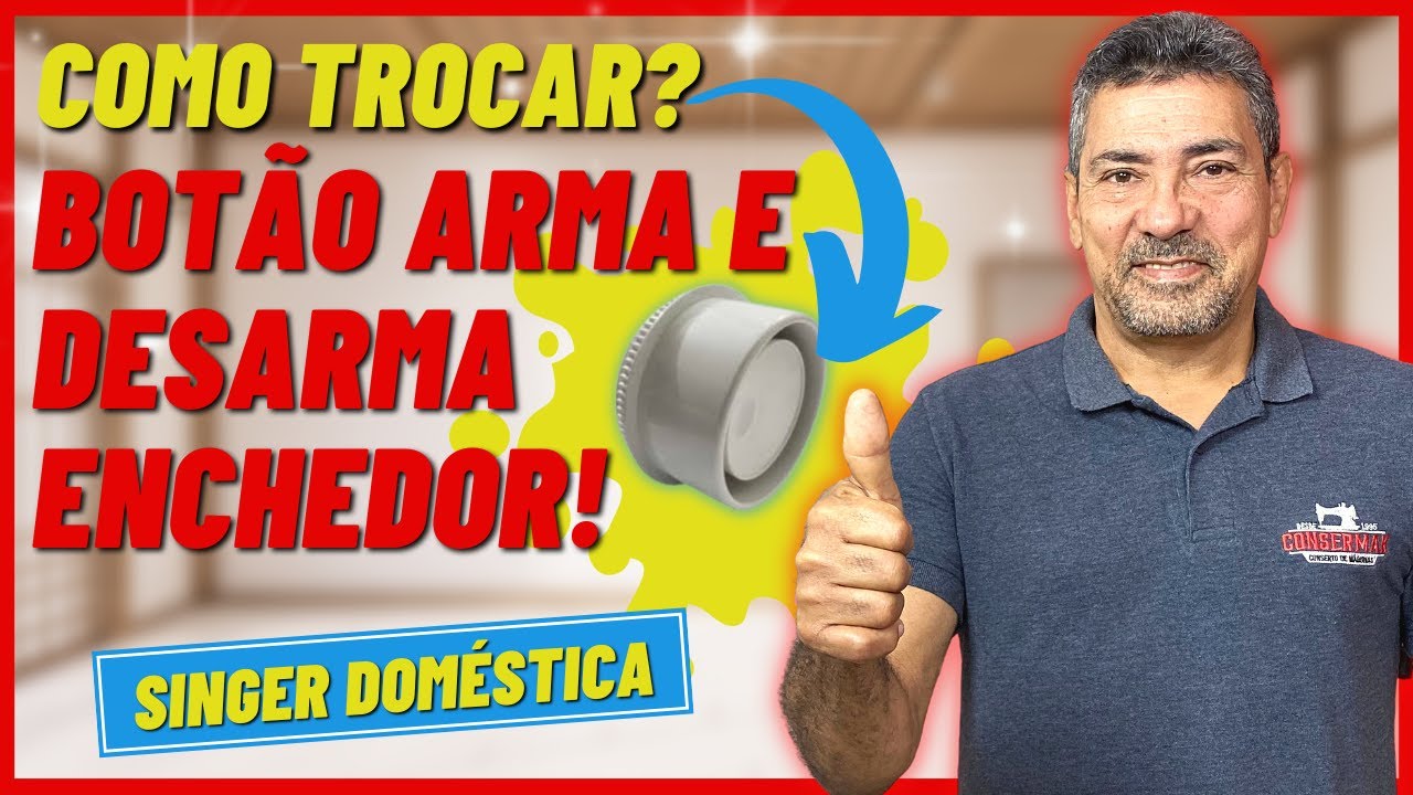 TROCANDO BOTÃO DO VOLANTE | Singer Doméstica