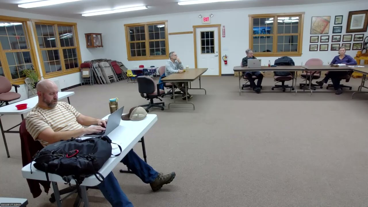 Town of Wolcott, VT Forest Committee Meeting, Nov 13, 2025