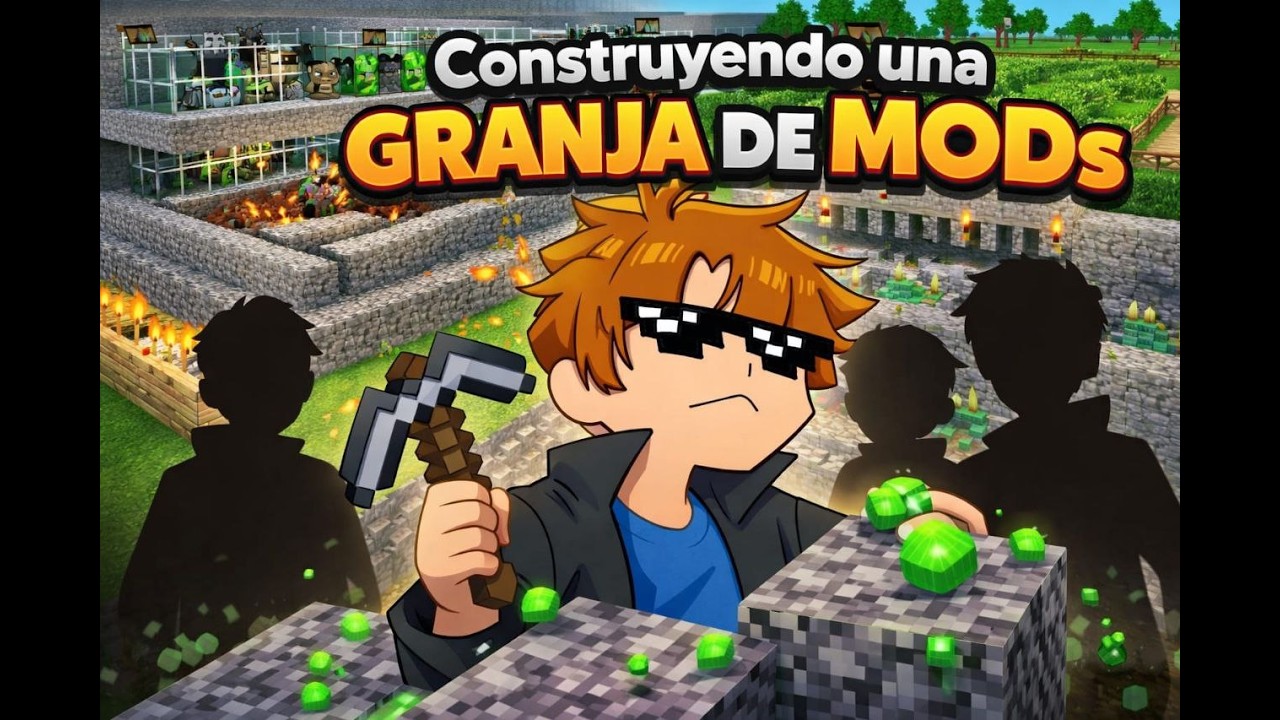 Construimos una GRANJA DE MODS ÉPICA con mis amigos! 🔥