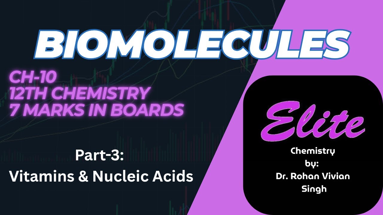 Biomolecules, 12th Chemistry, Part-3 : Vitamins & Nucleic Acids