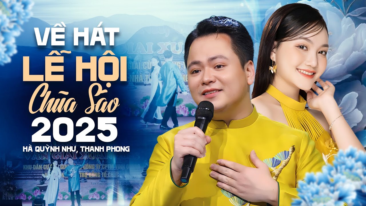 Người Dân Nô Nức Đi Xem Hà Quỳnh Như, Thanh Phong Về Hát Lễ Hội Chùa Sáo 2025