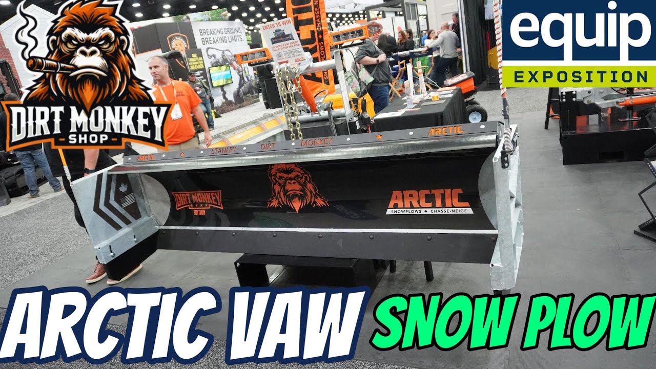Снегоочиститель Arctic VAW (Stanley Dirt Monkey) на выставке Equip Expo