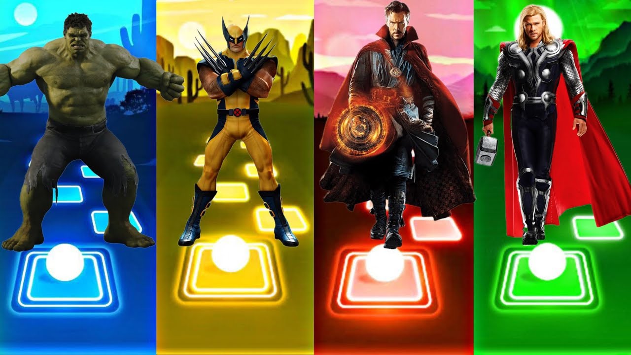 Telis Hop EDM rush - Hulk vs Wolverine vs Doctor Strange vs Thor