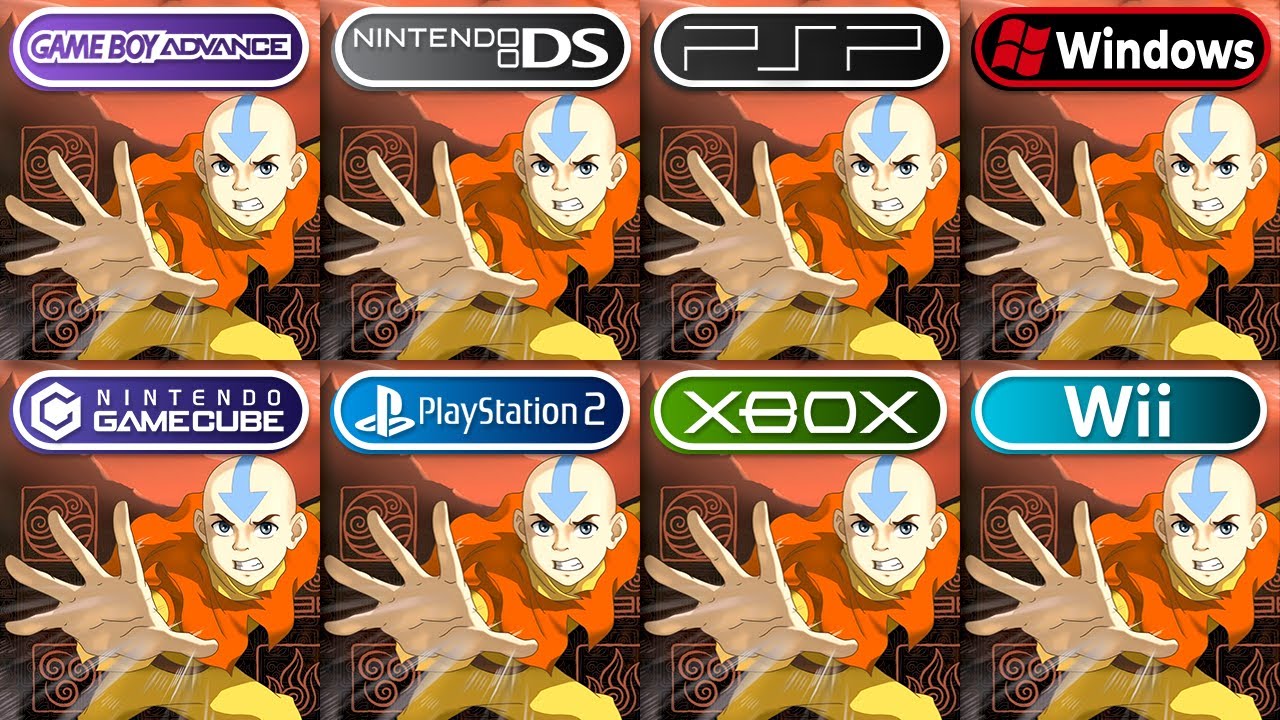 Avatar The Last Airbender | GBA vs DS vs PSP vs PC vs GameCube vs PS2 vs Xbox vs Wii | Comparison