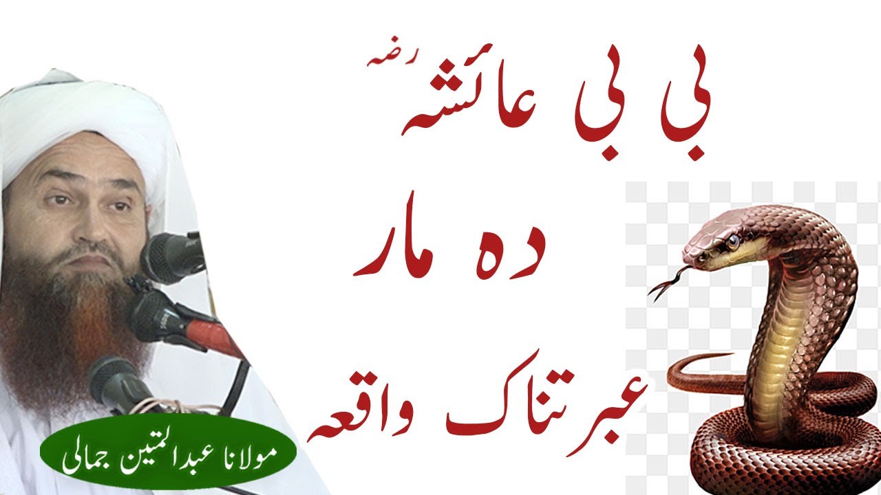 BIBI AYISHA R.A AO DA MAAR WAQIA MOLANA ABDUL MATIN JAMALI