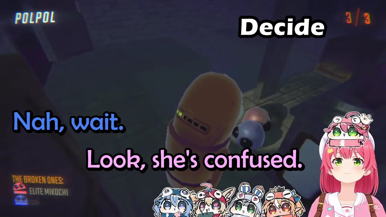 Miko Keeps Questioning Polka After Losing a Bet to Suisei About Who Would Be Saved First