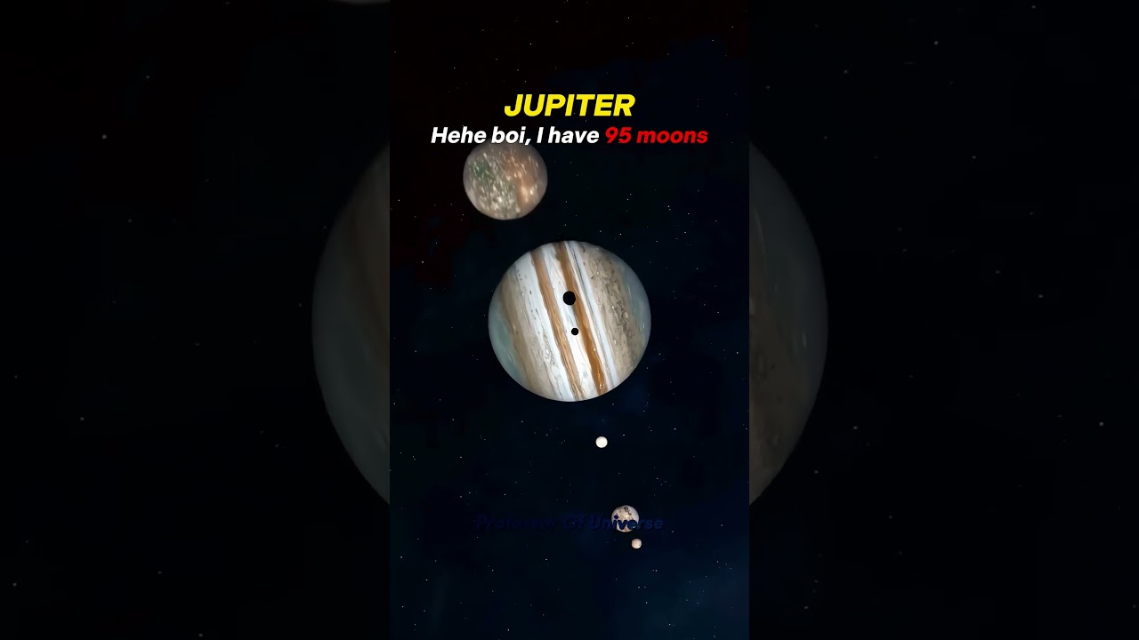 Saturn&rsquo;s New Moons 💀🌕 #Space #Earth #Sun