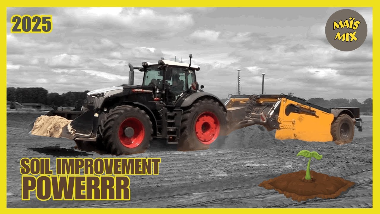 Grondverbetering 2025 | Fendt 1050 met Bos Giga Dozerbak(16m3) | Fendt 728 + Panter diepploeg(70cm)