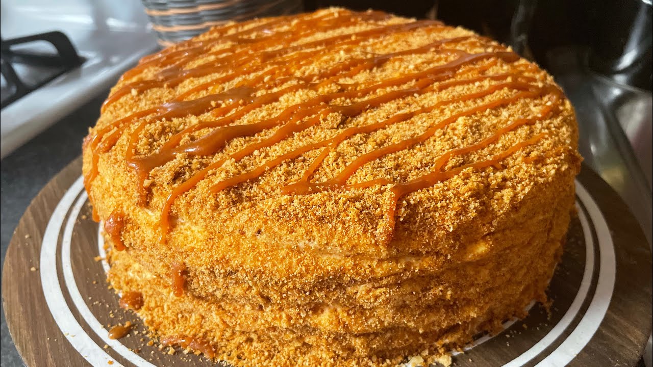 Russian Honey Cake| Gâteau au miel russe