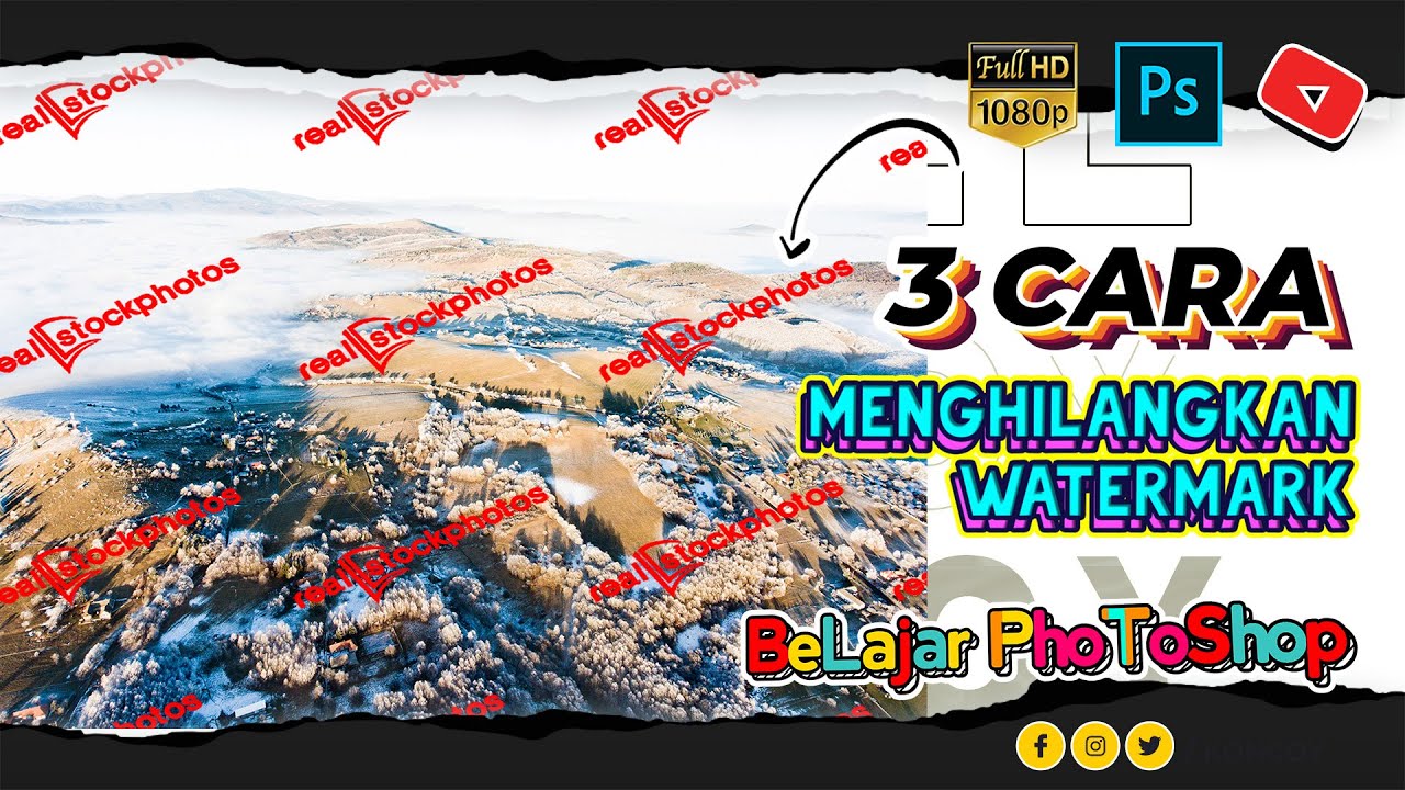 3 Cara Menghilangkan Watermark di Photoshop