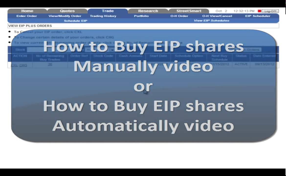 EIP 7   How to Manage Your EIP Investment