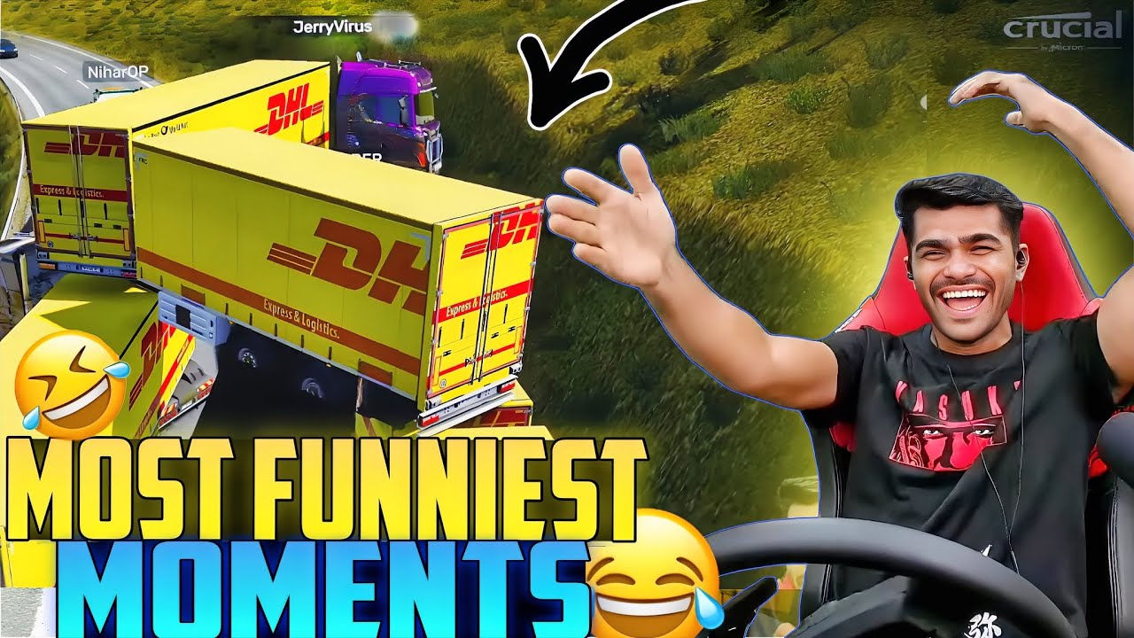 Funniest Moments Of ShreeMan Legend In Ets 2 🤣🔥