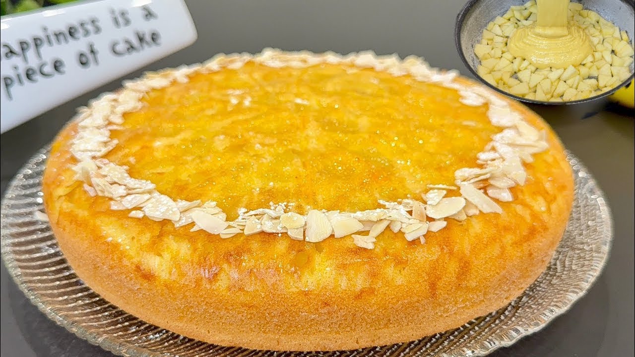 Самый нежный яблочный пирог, который вы когда-либо пробовали, готов всего за несколько минут 🍏🤩