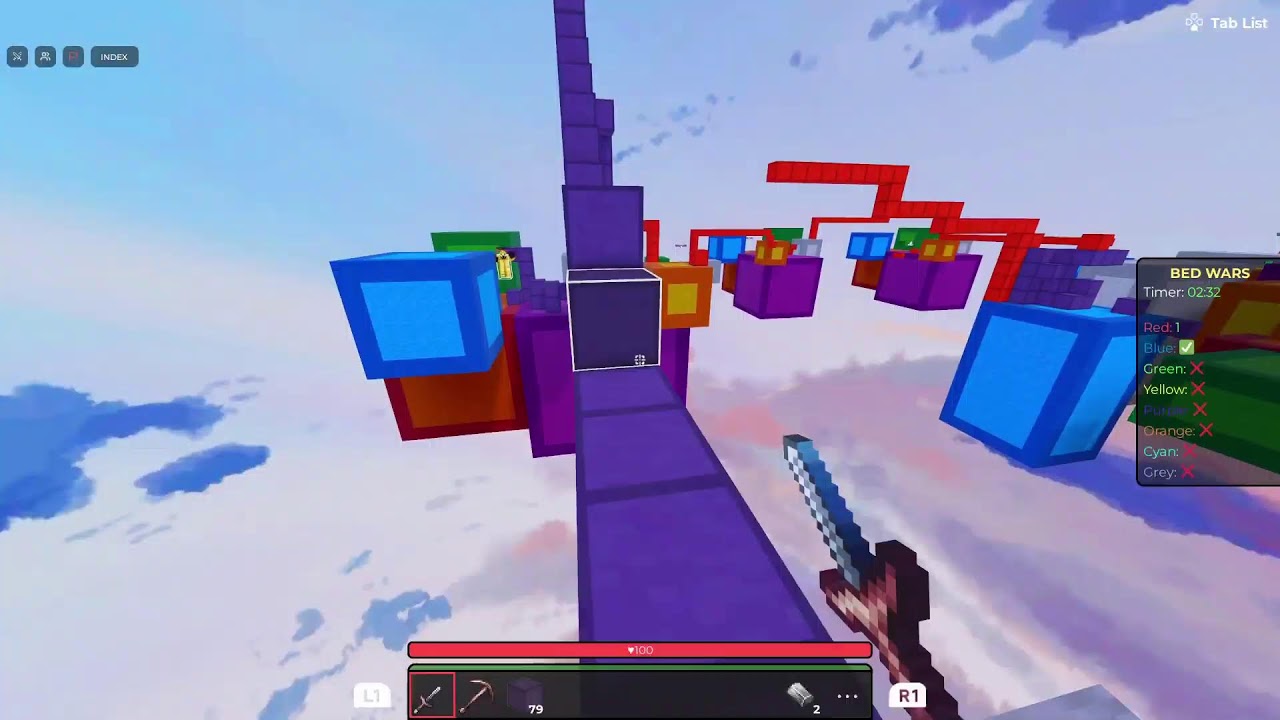 grining exp in Bridge Duel (it crashed)