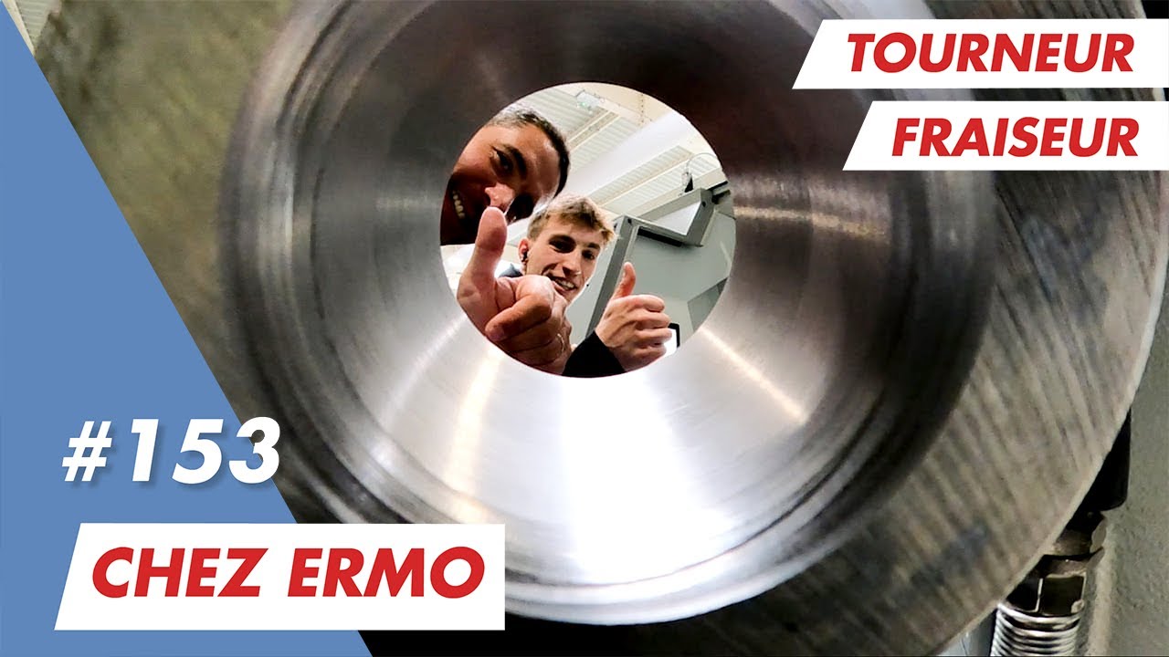 Je teste le métier d'Esteban, tourneur-fraiseur mouliste chez Ermo qui recrute en Mayenne