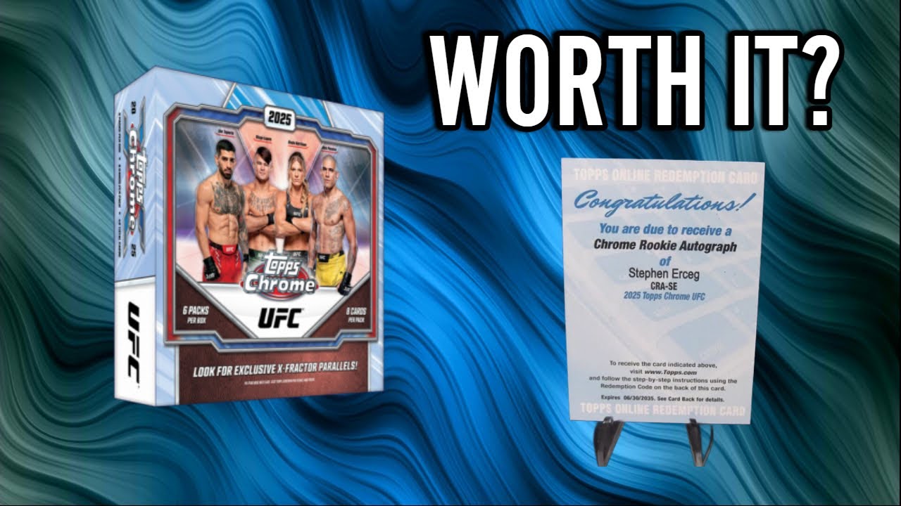 2025 Topps Chrome UFC Mega Box Unboxing! | MEGAS ARE THE BEST! 🔥