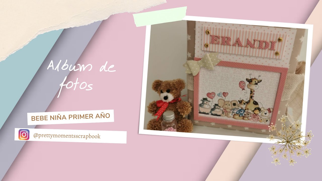 Álbum de fotos Bebe Niña mi primer año