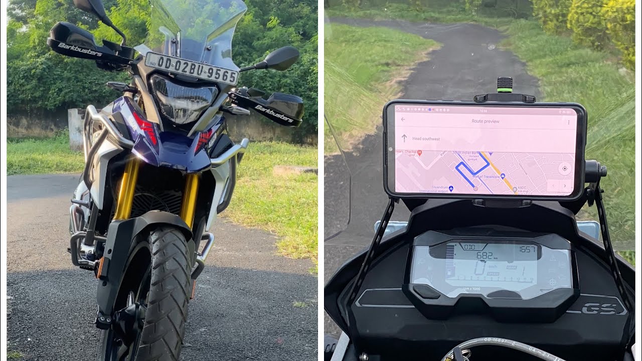 Bmw g 310 gs GPS Navigation mount || bobo mobile mount 🔥