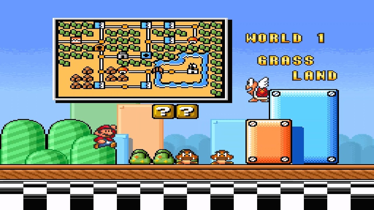 Super Mario Bros 3 Mundo 1 Un paseo por el parque