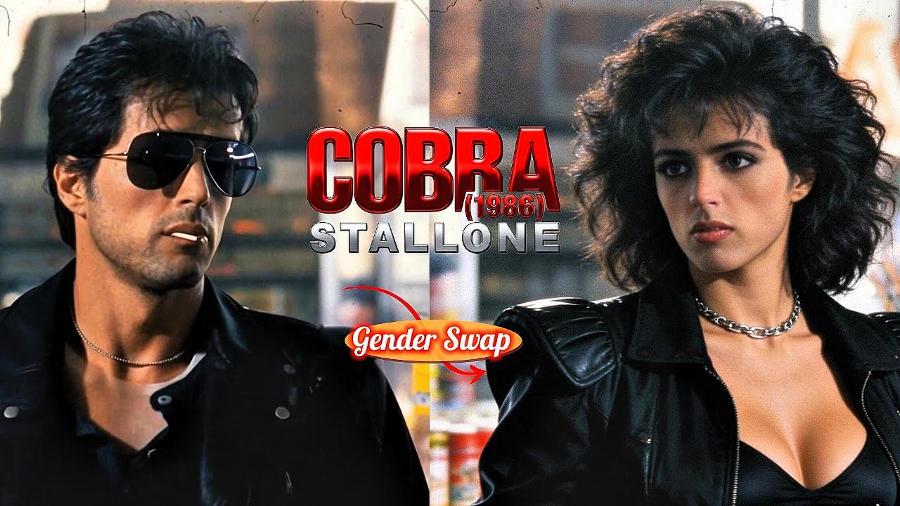 Cobra (1986) Stallone Reimagined by AI: Gender Swap | Incredible AI Transformation