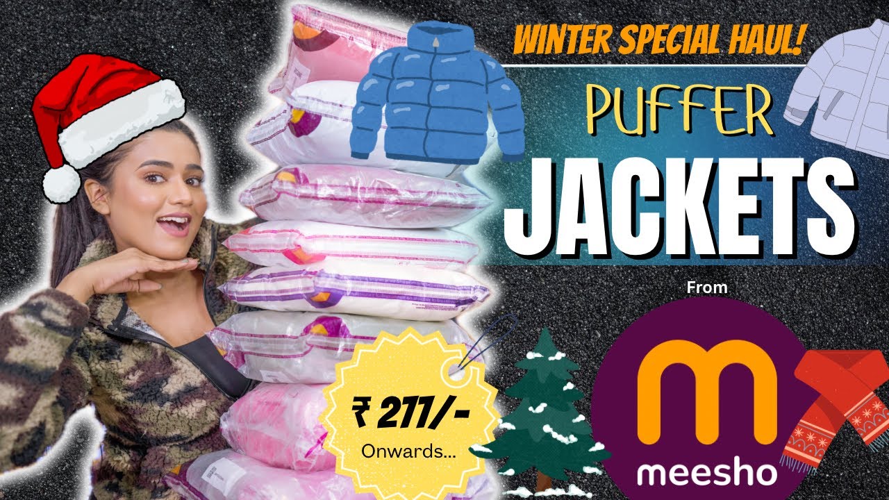 MEESHO PUFFER JACKETS | Winter special | Tryon | Stylish jackets | Honest Review | gimaashi 