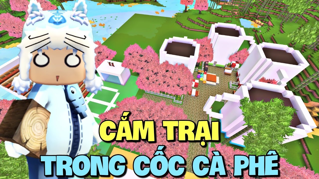 Meowpeo trải nghiệm Cắm Trại trong Cốc Cà Phê khổng lồ phiên bản Mini World
