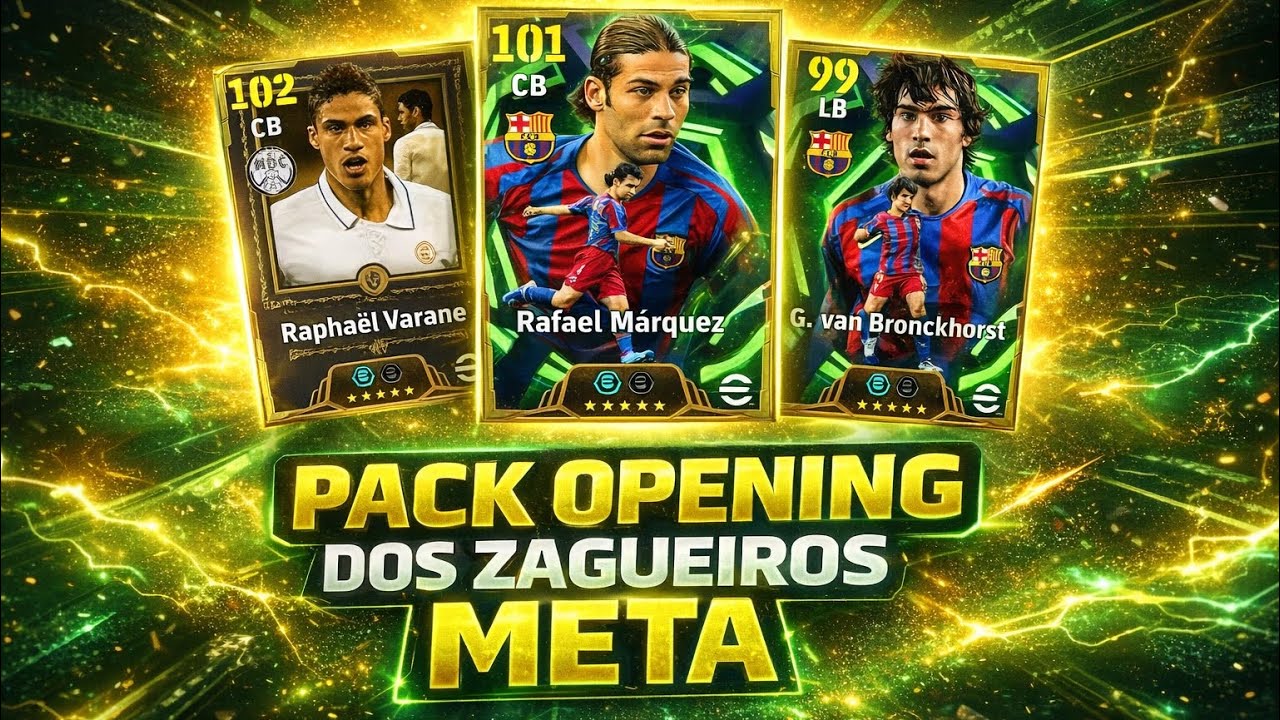 PACK OPENING NA BOX DO VARANE NO EFOOTBALL 26 MOBILE