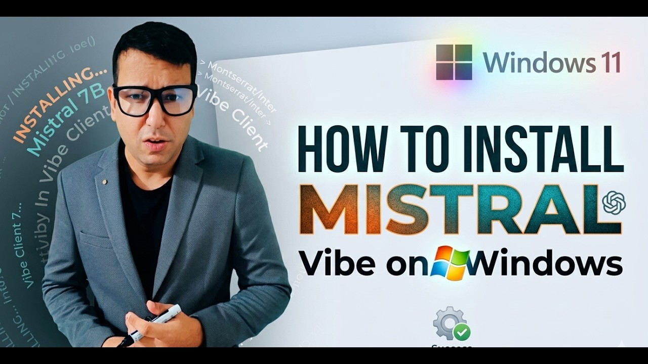 Как установить Mistral Vibe на Windows 11