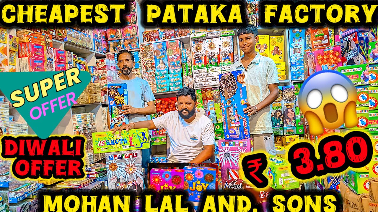 95% OFF on Crackers | Cheapest Crackers Factory Prices 2025 | Wholesale Cracker Market🔥sivakasi