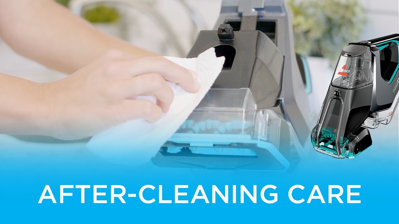 After Cleaning Care | Pet Stain Eraser™ PowerBrush Plus Portable Carpet Cleaner