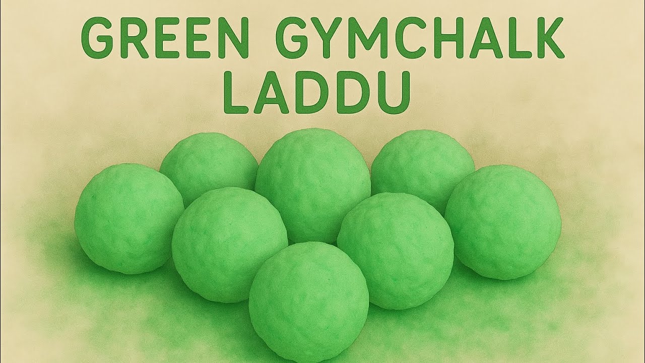 2× Speed Buttery Green Gymchalk Balls 🟢 | Smooth Press • Soft Crumble • Stress-Relief ASMR