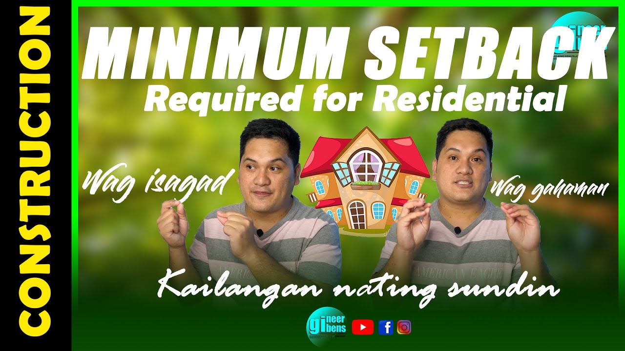 Minimum Required SETBACKS for Residentials and Explanation for Type Residential Use or Occupancy
