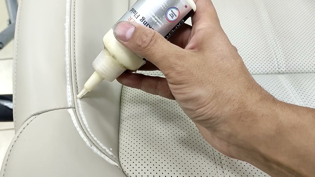 Range Rover seat restoration. Removing clothes stains. Saving threads.
