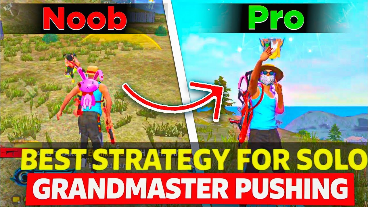 Full Match Secret Startegy For Solo Grandmaster Push 🔥 | Zero To Hero Every Match Boyaah | #ranked 