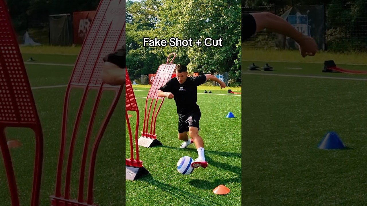Messi Fake Shot 🇦🇷🪄 (simulated in a training session)
