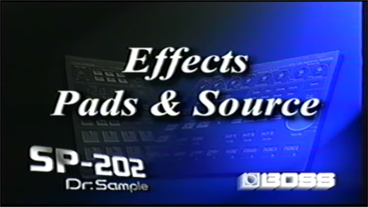 Boss SP 202 Quick Run Through of Effects