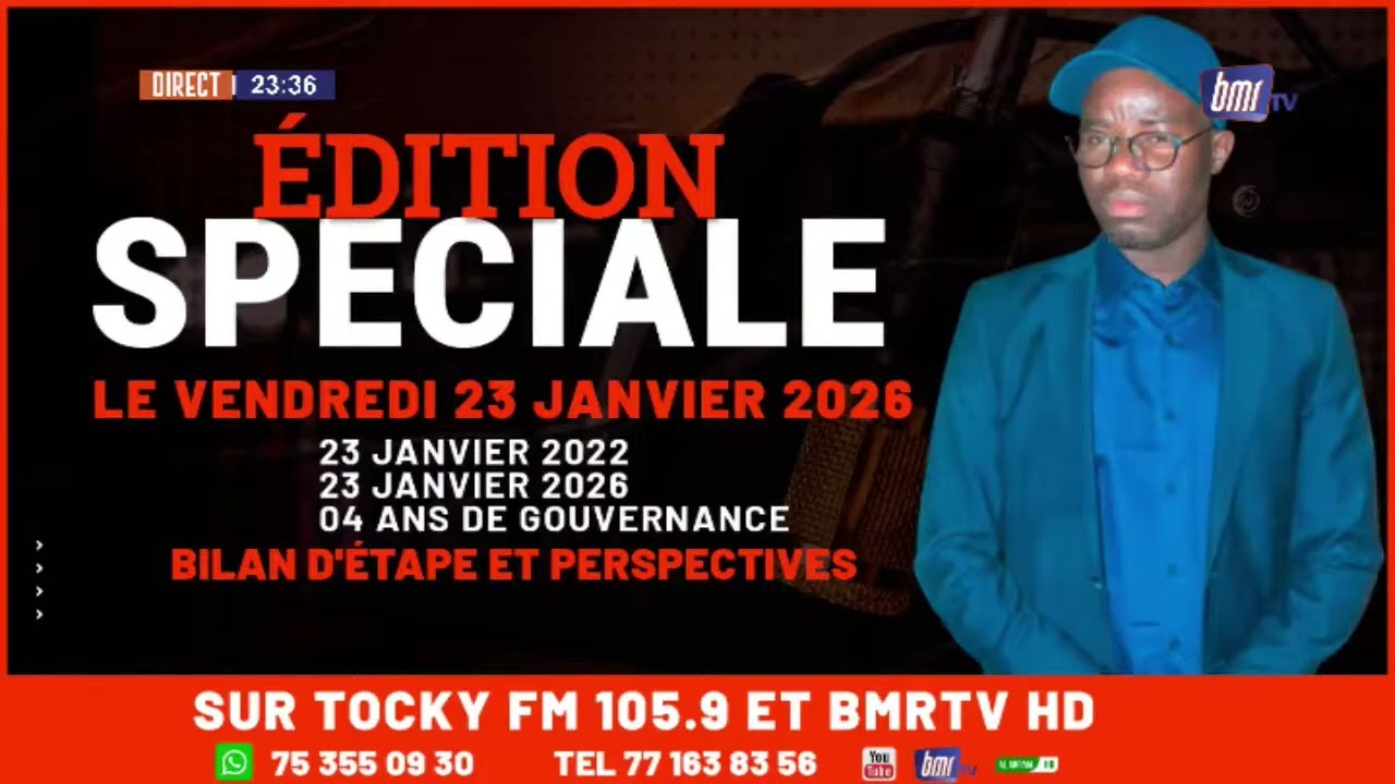 Édition spéciale pour le Bilan d'étape et perspectives invité Dr Moussa THIAW