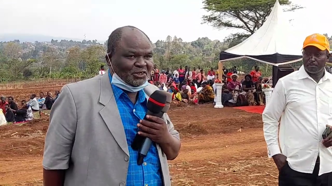 Mp aspirants speeches at the funeral of the late Mary Chebet Ng'etich
