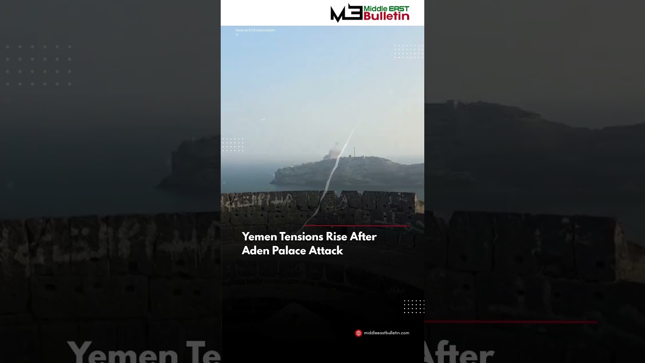 Yemen Aden Palace Incident Five Reported Dead and 16 Injured