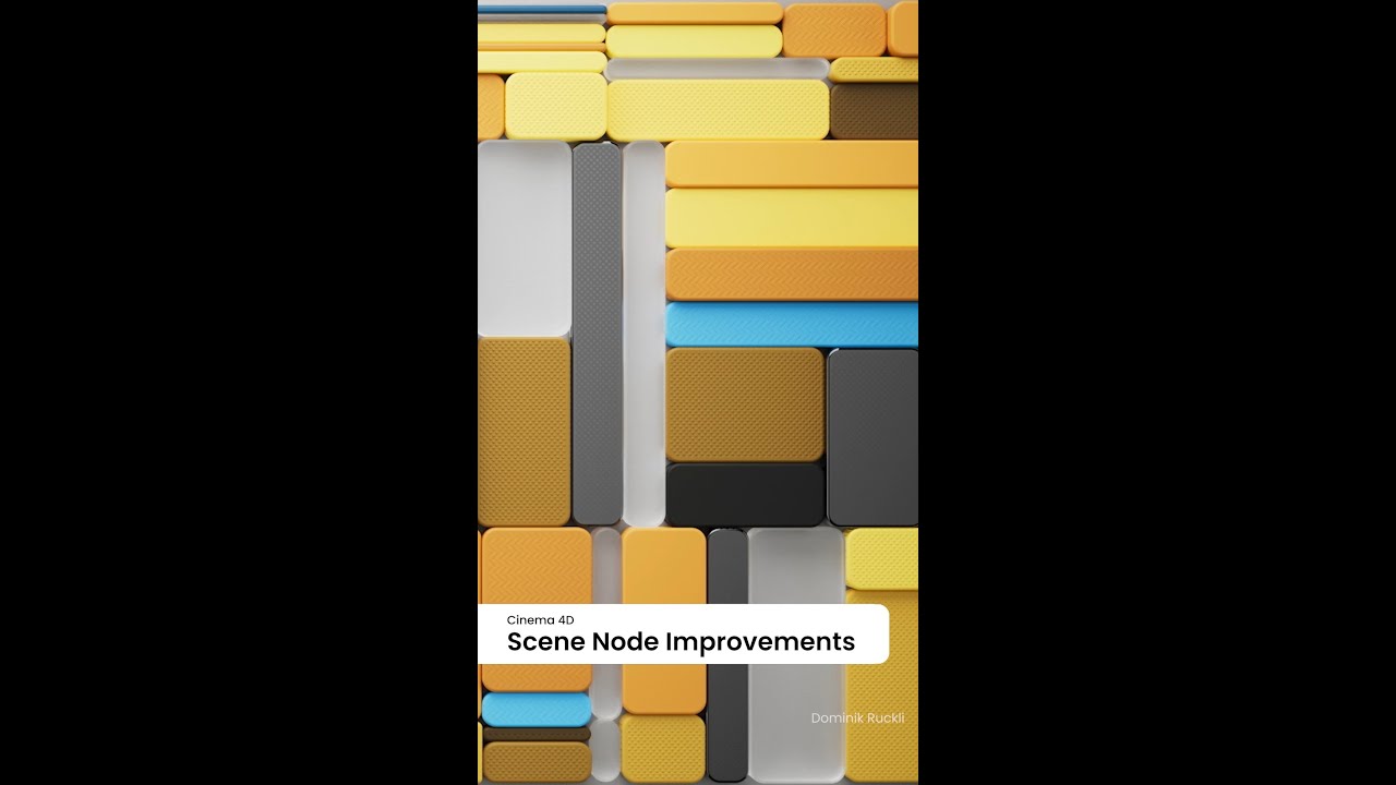 Cinema 4D 2025.1 Scene Nodes