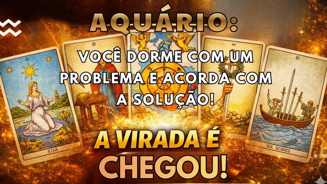 AQUÁRIO: VOCÊ DORME COM UM PROBLEMA E ACORDA COM A SOLUÇÃO! ♒✨ A VIRADA CHEGOU!
