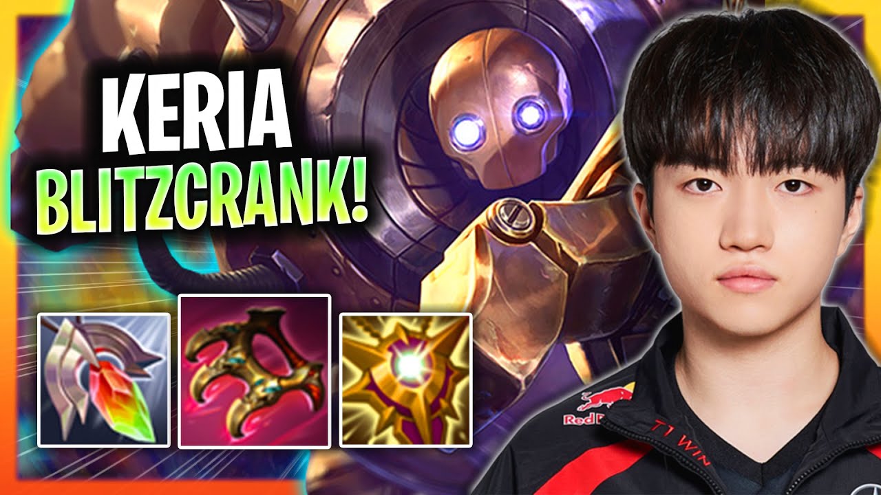 KERIA IS INSANE WITH BLITZCRANK! | T1 Keria Plays Blitzcrank Support vs Ezreal! Season 2025