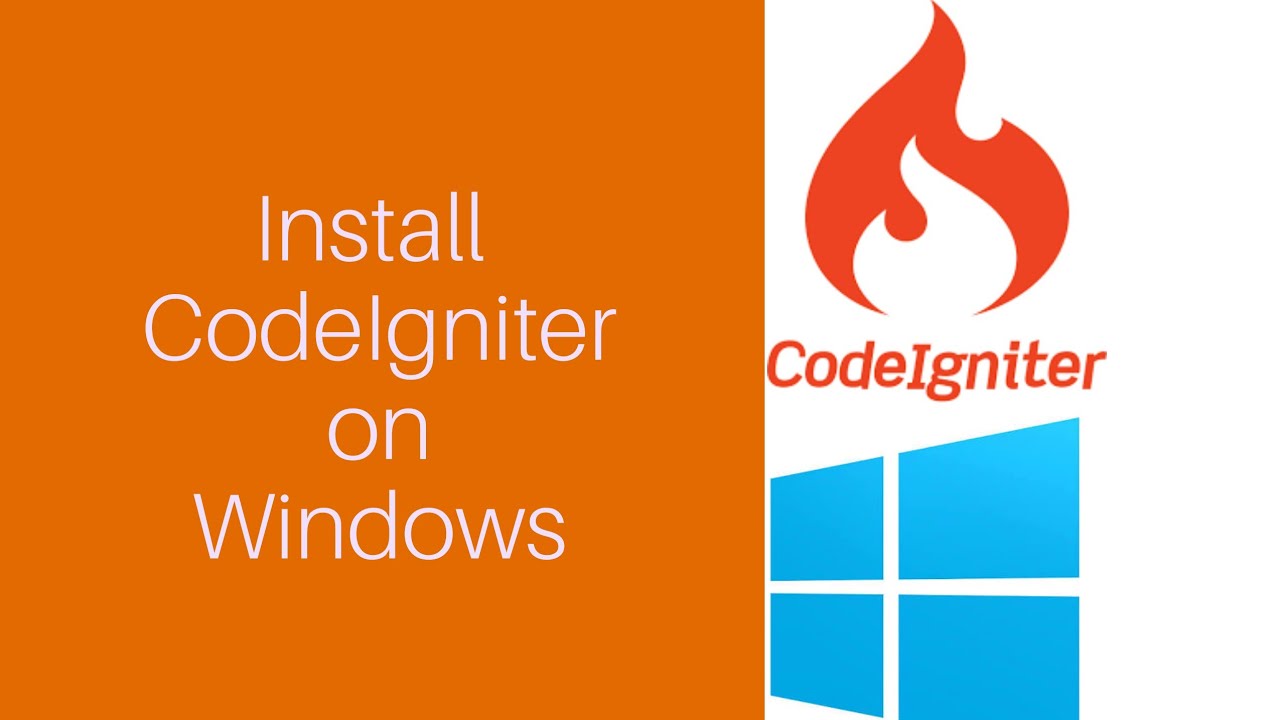 Install codeigniter on windows