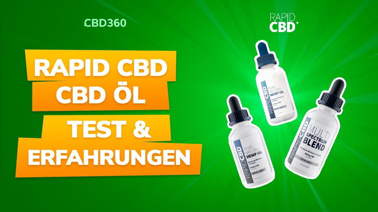 Rapid CBD &Ouml;l Test I Unser erster amerikanischer CBD Hersteller! #CBD360