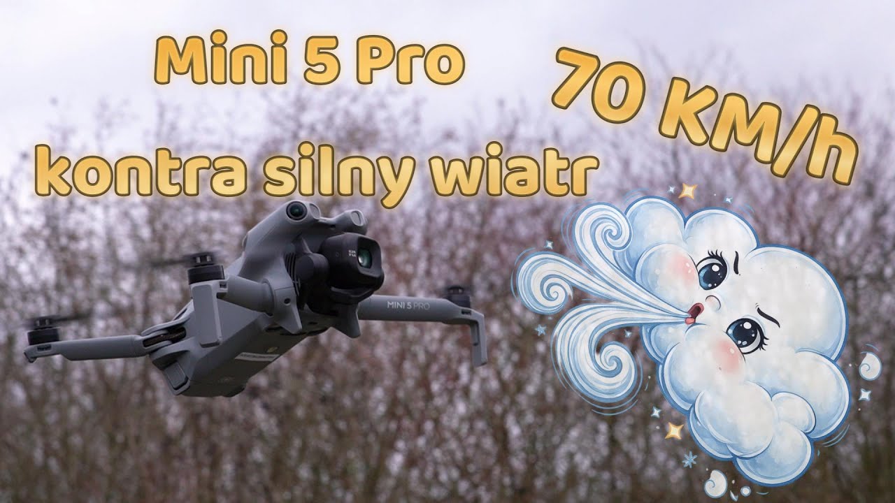 „DJI Mini 5 Pro kontra silny wiatr 💨 Czy dał radę?”