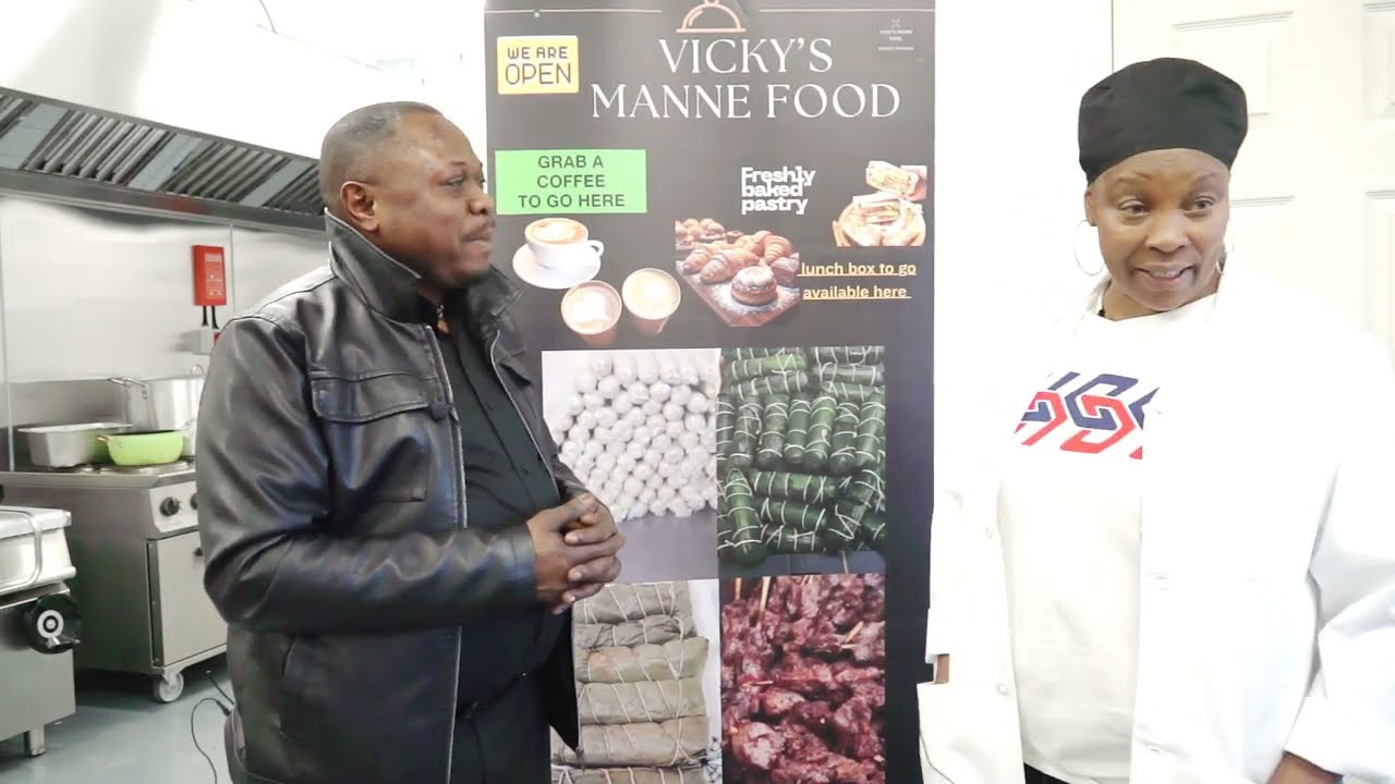 Reportage exceptionnel: ABE TV au coeur d' un Usine  de la fabrication  de Chikwangue a Birmingham