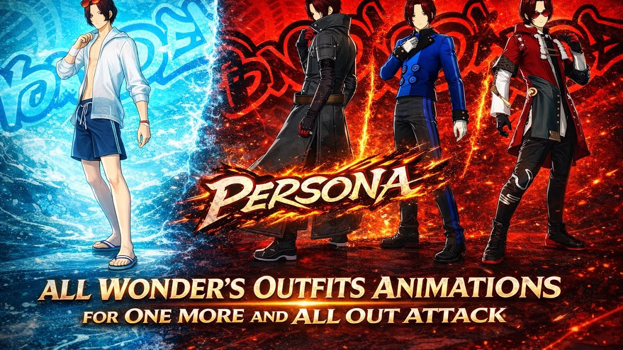 ALL Wonder Outfit Animations in P5X! 🔥 One More & All-Out Attack Showcase