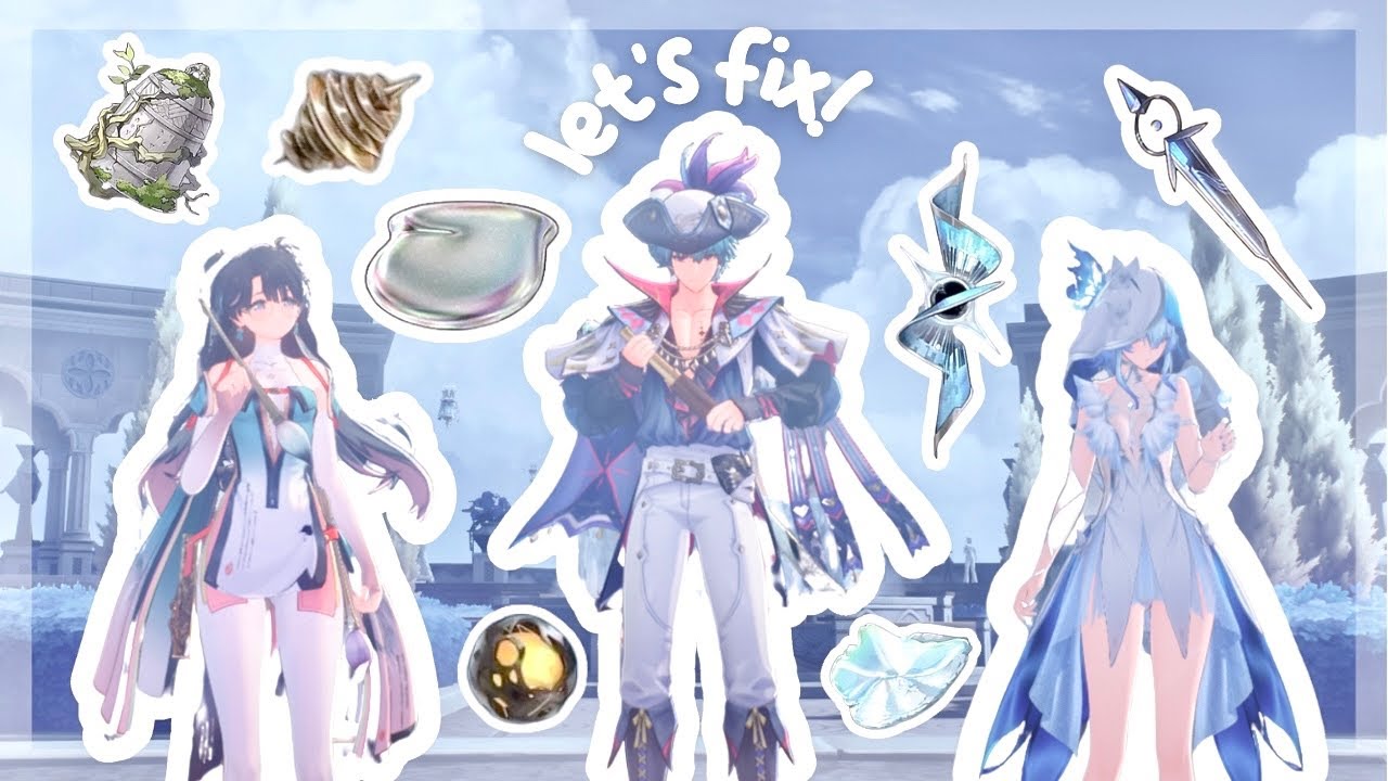 let's fix my wuthering waves account! *.·✧ ✦