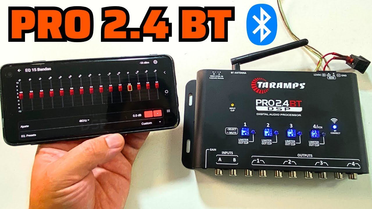 Lançamento Processador de Áudio Taramps Bluetooth de 4 Vias - Modelo PRO 2.4 BT